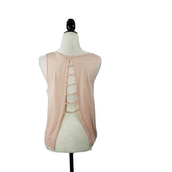 "Squat Now Wine Later" Cropped Open-Back Tank S - Picture 3 of 4